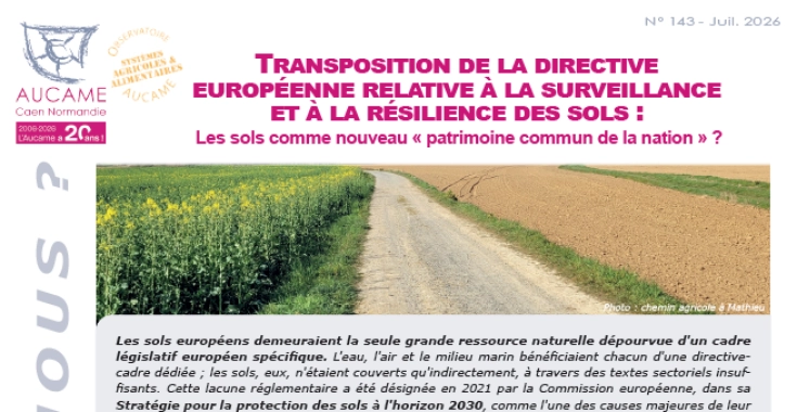  Les sols comme nouveau « patrimoine commun de la nation » ?