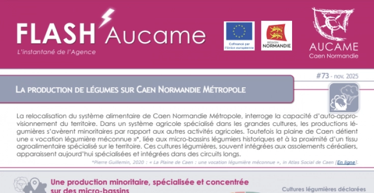 La production de légumes sur Caen Normandie Métropole