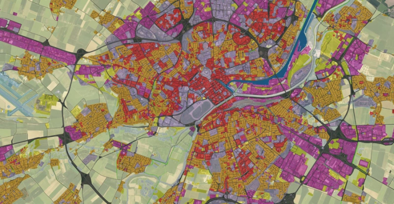 Mode d'Occupation du Sol de Caen Normandie Métropole