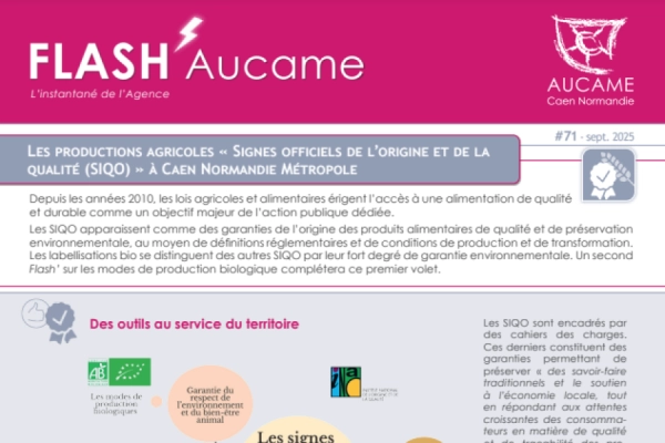 Flash' #71 : Les productions agricoles SIQO sur Caen Normandie Métropole