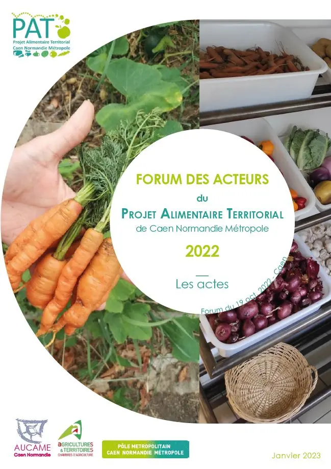 Forum des acteurs du PAT 2022 : les actes