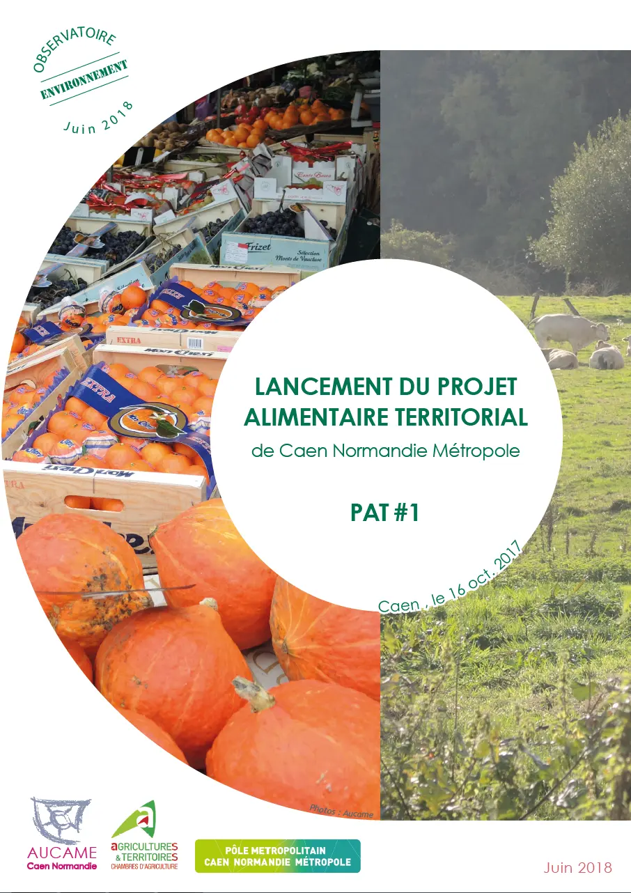 PAT # 1 - Lancement du projet alimentaire territorial (PAT) de Caen Normandie Métropole