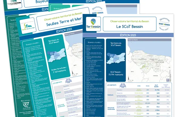 Observatoire territorial du SCoT Bessin : les cartes