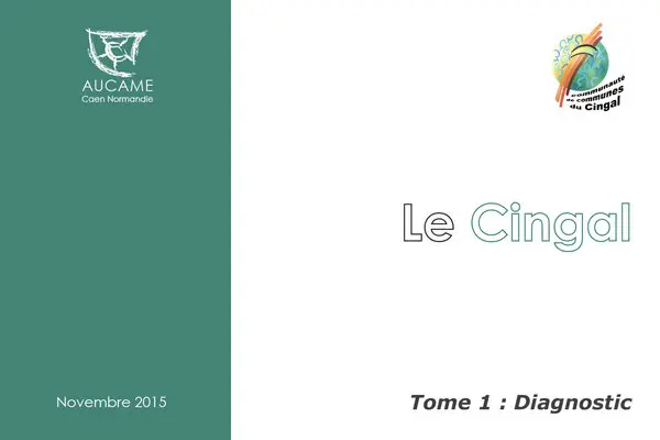 Diagnostic du territoire de la communauté de communes du Cingal