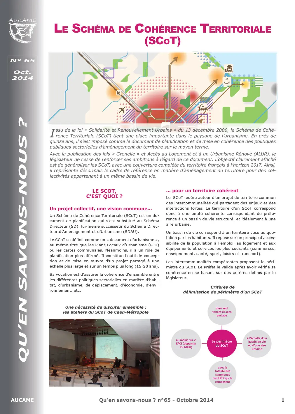 Le Schéma de Cohérence Territoriale (SCoT)
