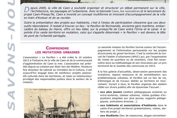 Le Pavillon de Caen : un lieu pour questionner la ville en mouvement