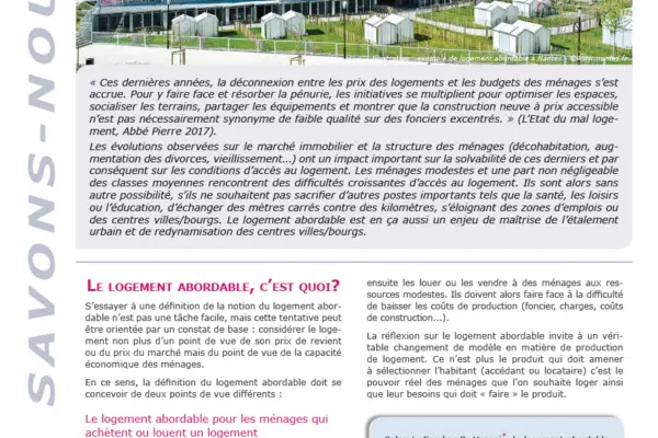 QSN #106 - Le logement abordable