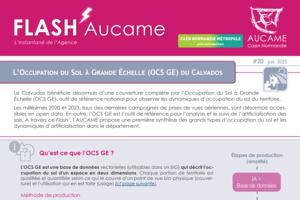 Flash' #70 : L’Occupation du Sol à Grande Échelle (OCS GE) du Calvados