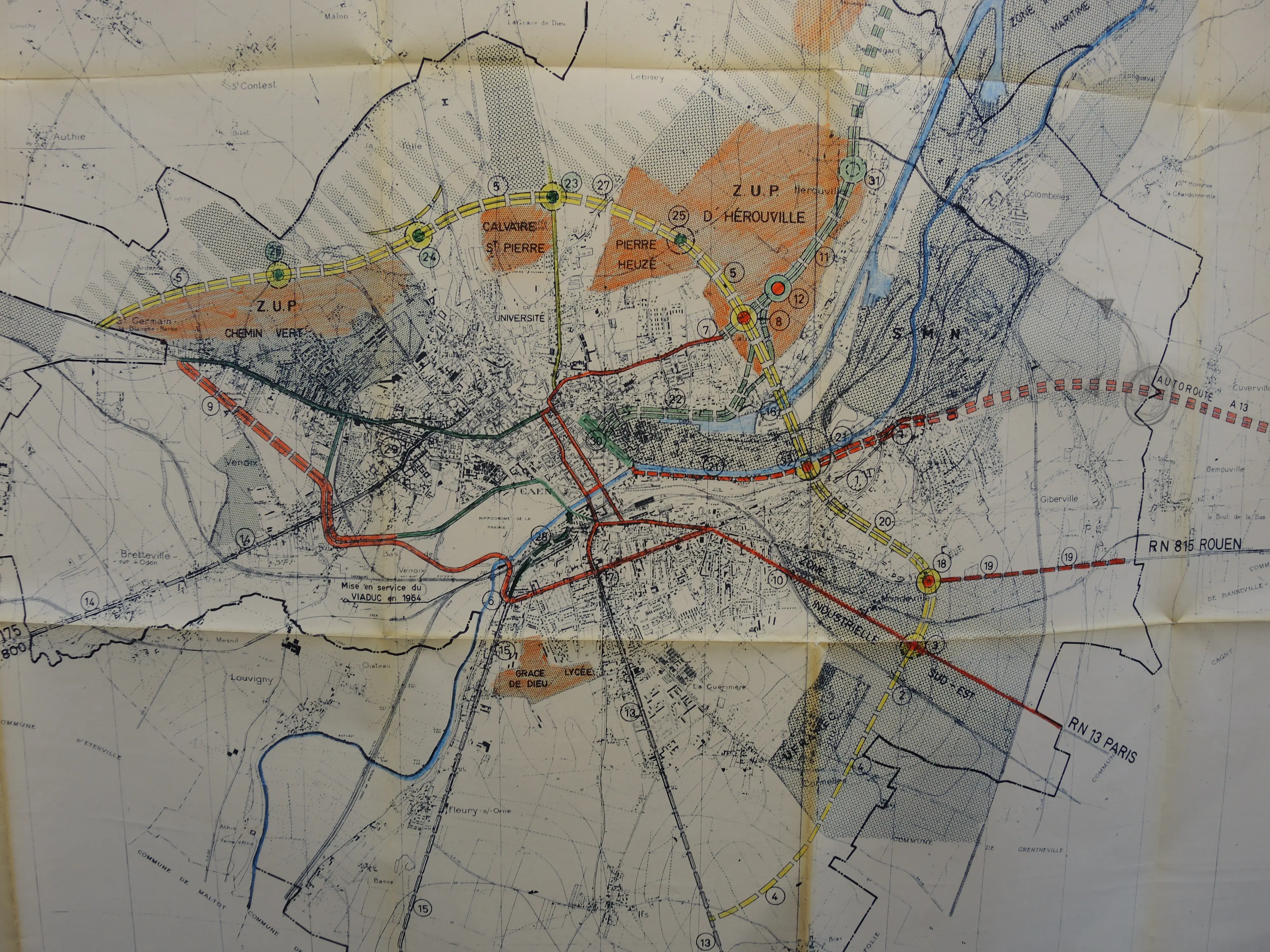 QSN #116 - Histoire de la vision stratégique de l'agglomération caennaise : le PUD de 1965