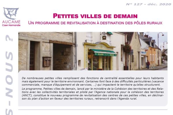 QSN #127 -  Petites villes de demain , un programme de revitalisation à destination des pôles ruraux