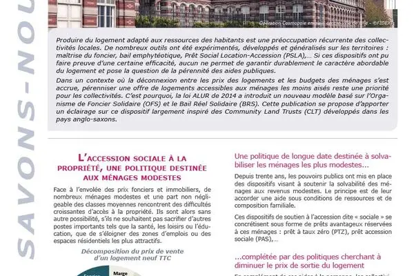 QSN #114 : OFS et BRS, nouveaux modèles d'accession sociale à la propriété