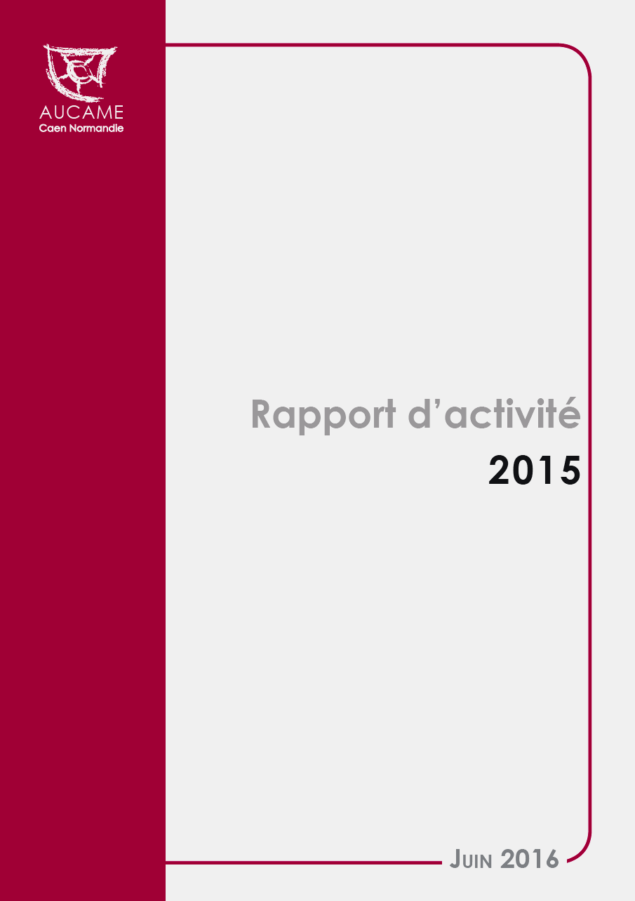Rapport activités 2015 Aucame